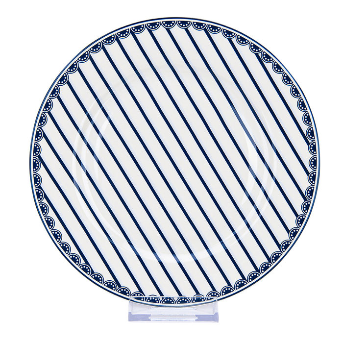 STP Goods Vintage Indigo Bone China Dessert Plate Set Of 4 Wayfair